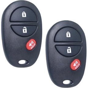 Key Fob Keyless Entry Fits for Toyota 2007-2017 Tundra /2005-2016 Tacoma / 2008-2013 Highlander / 2004-2015 Sienna /2008-2016 Sequoia Remote Control Replacement GQ43VT20T 89742-AE010 3 Buttons