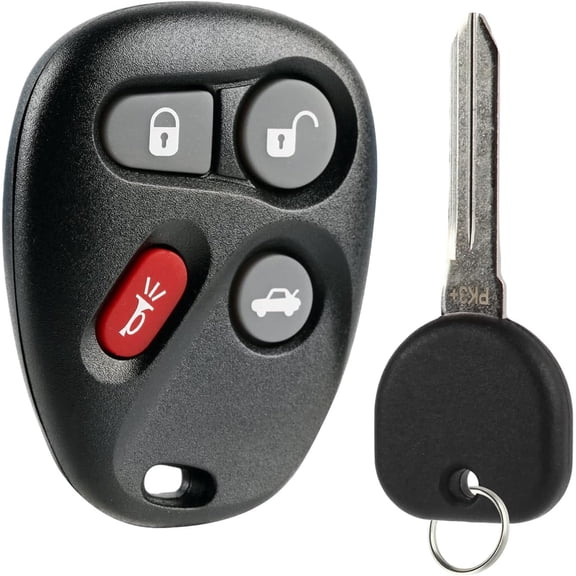 Key Fob Keyless Entry Remote fits 2003-2007 Cadillac CTS + PK3 Key (12223130-50)