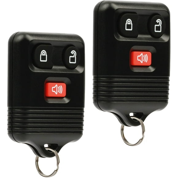 Key Fob Keyless Entry Remote fits Ford, Lincoln, Mercury, Mazda F150 F250 F350 Escape Expedition Explorer Ranger (and More), Set of 2