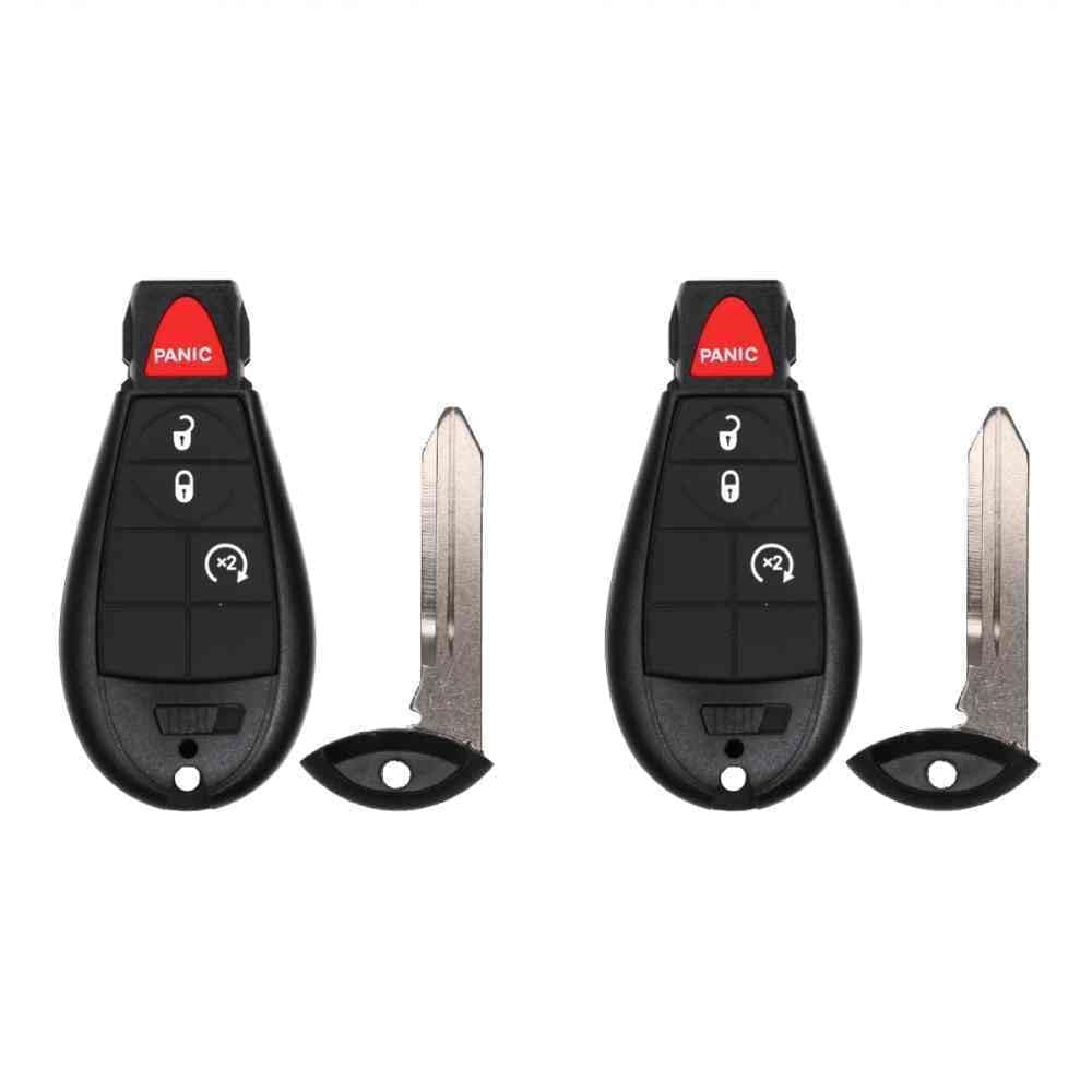Key Fob Keys4Less Replacement for Dodge Durango 2012 FCC IYZ-C01C IYZC01C Part Number 68066871 68066871AF 56046639 56046639AG Pack of 2