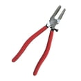 thumbnail image 1 of Key Fob Pliers, Glass Cutting Tool, Grozing Pliers, Metal Glass Running Pliers, Glass Breaking Pliers for Mosaics, Tiles, Stained Glass 8inch Flat Jaws, 1 of 9