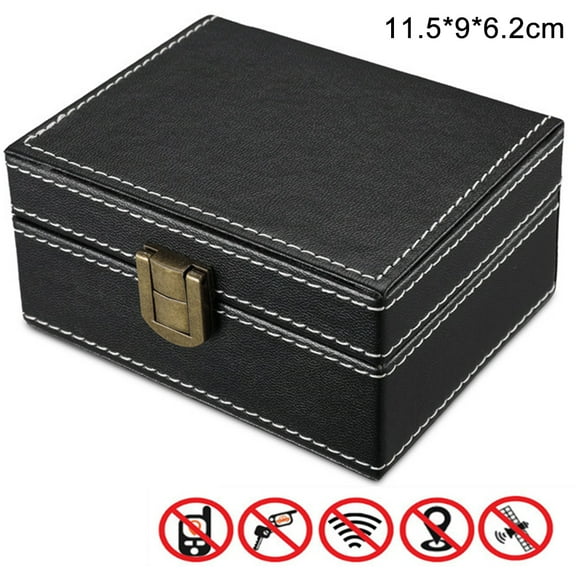Key Fob Protector Box, Rfid Signal Blocking Box, Box Signal Blocking Shielding Box For Car Key - 11.5*9*6.2cm