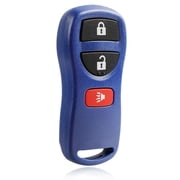 Key Fob Remote 3-Button Replacement for 2002-2017 Infiniti Nissan - Blue KBRASTU15