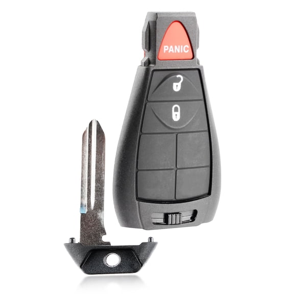 Key Fob Remote 3-Button Replacement for 2008-2013 Jeep Commander Grand Cherokee (IYZ-C01C, M3N5WY783X, Keyless Go)