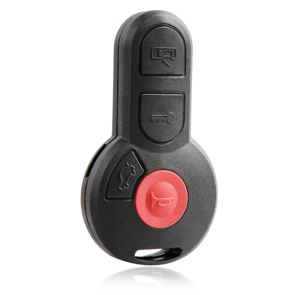 Key Fob Remote 4-Button Replacement for 1998-2002 Volkswagen Golf Cabrio Jetta MK3 Corrado (M3GHU01WT, M36HU01WT)