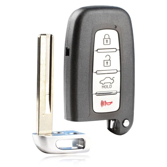 Key Fob Remote 4-Button Replacement for 2009-2014 Hyundai Elantra Genesis Coupe Tucson Kia Forte Sportage Soul (SY5HMFNA04)