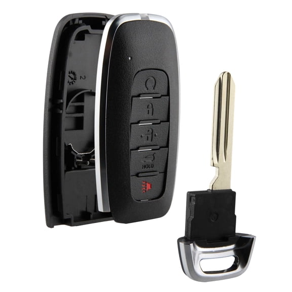 Key Fob Remote 5btn Smart Suv Shell Case Replacement for 2022-2024 Nissan Pathfinder Rogue (KR5TXPZ3, KR5TXPZ1, 285E3-7LA7A, 285E3-7LA7E)