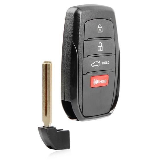Key Fob Remote Replacement 4-Button Smart for 2023-2025 Toyota Corolla (HYQ14FBW, 8990H-12350)