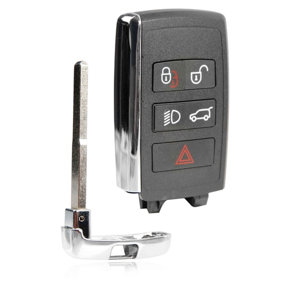 Key Fob Remote Replacement 5-Button Smart for 2018-2023 Land Rover Range Rover Sport Discovery Evoque Defender (K0BJXF18A, LR116873)