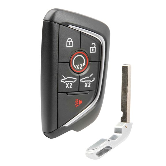 Key Fob Remote Replacement 6-Button Smart for 2020-2022 Chevrolet Corvette C8 (YG0G20TB1, 13536982)