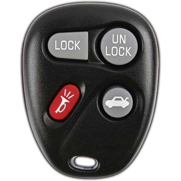 Key Fob Replacement for 1996 1997 1998 1999 2000 2001 2002 Buick Cadillac Chevrolet GMC Oldsmobile Pontiac Remote, 4-Button 25678792, Locksmith Required