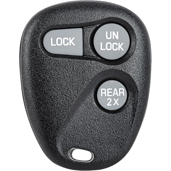 Key Fob Replacement for 1996-2002 Chevy Suburban Tahoe Lumina Camaro Monte Carlo/GMC Yukon Safari/Buick Cadillac Oldsmobile Pontiac Car Keyless Entry Remote Control, AB01502T ABO1502T, 3 Btn