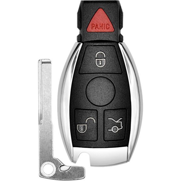 Key Fob Replacement for 1997-2014 Mercedes Benz C CL E GL ML R S Class/ 97-14 Sprinter 300 SL Series Car Keyless Entry Remote Control, IYZ3312 IYZDC, 4 Buttons