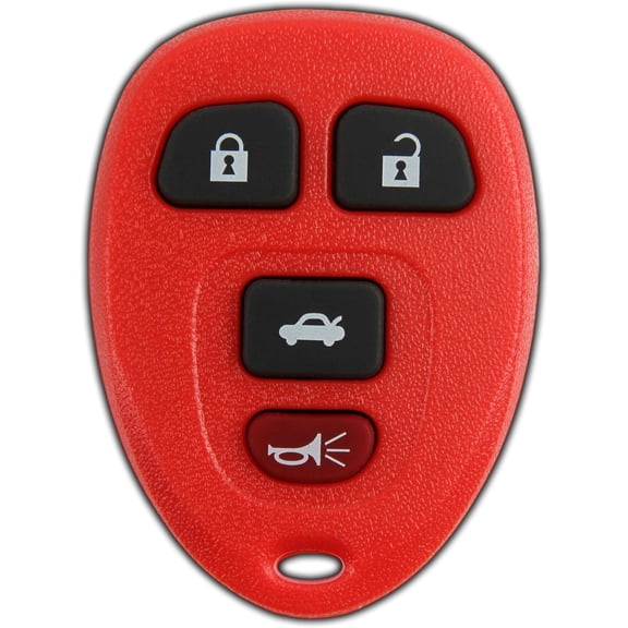 Key Fob Replacement for 2006 2007 2008 2009 2010 2011 2012 2013 2014 2015 2016 Buick Lucerne Cadillac DTS Chevrolet Chevy Impala Remote, 4-Button 15912859, Locksmith Required 2011+