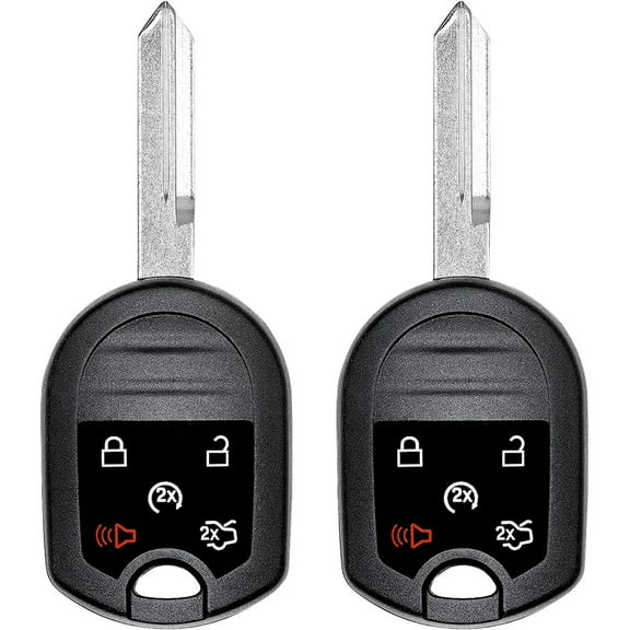 Key Fob Replacement for 2011-2017 Ford Expedition/ 12-15 Explorer Flex Taurus/ 07-15 Lincoln MKX Car Keyless Entry Remote Control, CWTWB1U793, 5 Buttons, 2Pcs