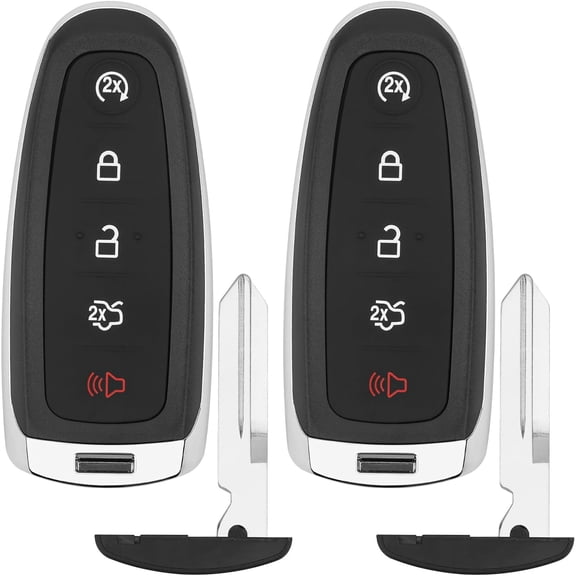 Key Fob Replacement for 2012-2019 Ford Focus/ 11-15 Edge Explorer/ 17-20 Escape/ 15-17 Expedition/ 13-19 Flex Taurus/ Lincoln MKS MKT MKX Navigator Car Keyless,M3N5WY8609 M3N5WY8610, 2Pcs