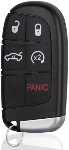 Keyless Entry Replacement Key Fob Cover fit for Dodge Charger Challenger Dart Durango Journey
