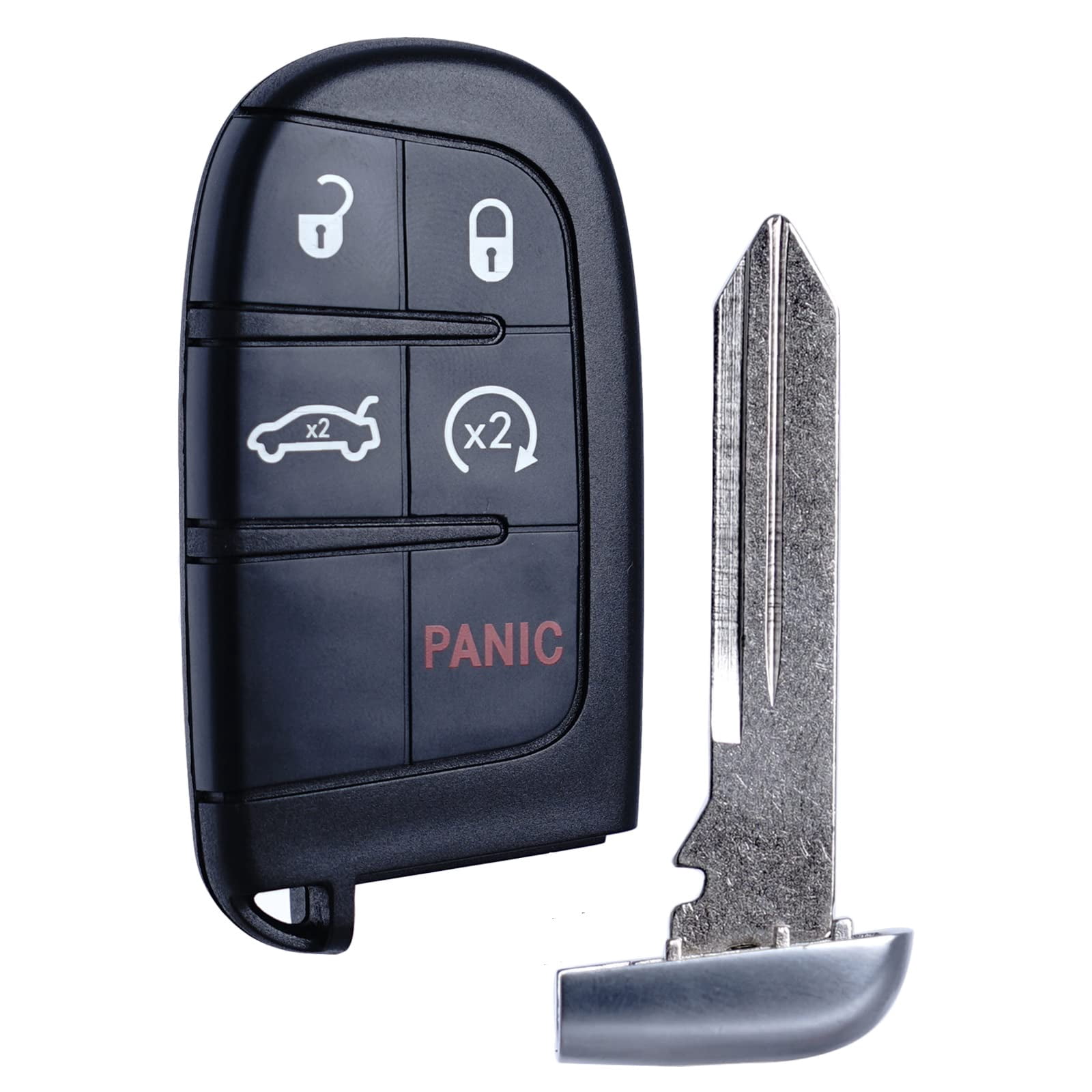 2-Pack Remote Key Fob For 2008-2020 Dodge Grand Caravan, Chrysler Town & Country, VW Routan - M3N5WY783X IYZ-C01C