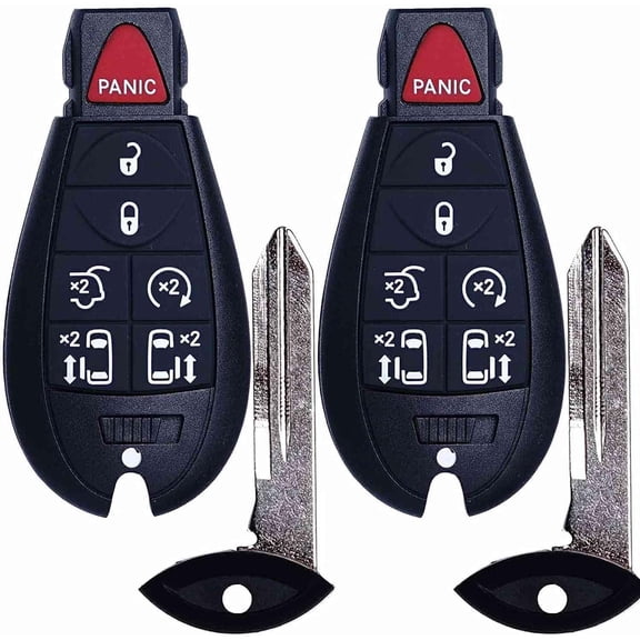 Key Fob Replacement Compatible for Chrysler Town and Country Grand Caravan 2008 2009 2010 2011 2012 2013 2014 2015 2016 2017 2018 2019 2020 Car Keyless Entry Remote Control M3N5WY783X