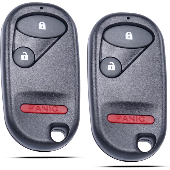Key Fob Replacement Fits for 2002 2003 2004 2005 Honda Civic SI CRV / 2004-2011 Honda Element (FCC ID: OUCG8D-344H-A) Keyless Entry Remote Control PN:72147-S5T-A01 315 MHZ Set of 2