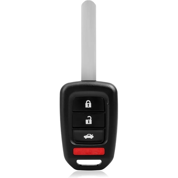 Key Fob Replacement Fits for 2013 2014 2015 Honda Accord, 2014-2015 Honda Civic, Keyless Entry Remote Control Car Key Fobs (MLBHLIK6-1T, 4 Buttons, 313.8 Mhz)