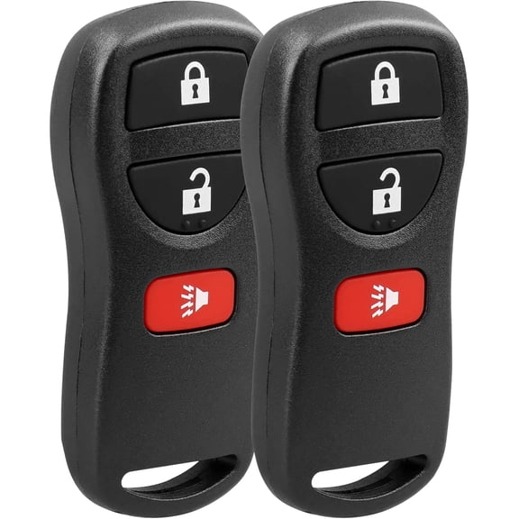 Key Fob Replacement, Fits for Nissan Frontier Xterra Titan Versa Pathfinder Murano Quest Sentra Armada NV, QX4 FX35 FX45 - Keyless Entry Remote Control Car Key Fobs, KBRASTU15, 2-Pack