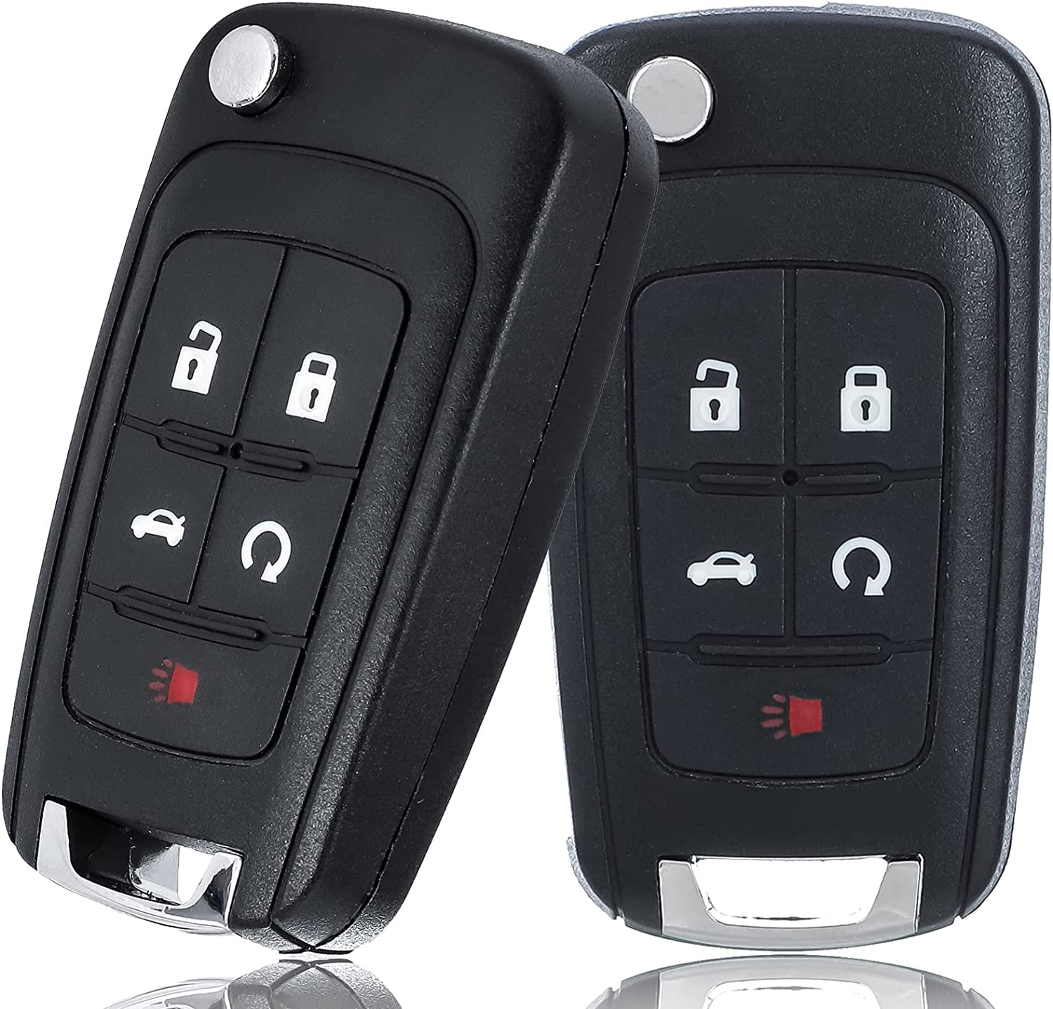 Keylessoption Keyless Entry Remote Start Control Car Key Fob Replacement for 22733524