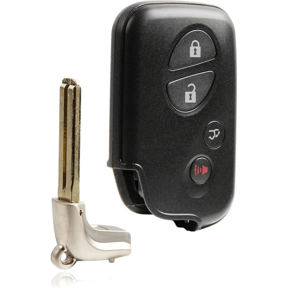 Key Fob Replacement Keyless Entry Remote for 2008 2009 2010 2011 2012 2013 2014 2015 2016 Lexus LX570 RX350 4-Button Proximity Smart Key (HYQ14AEM, GNE 6601)