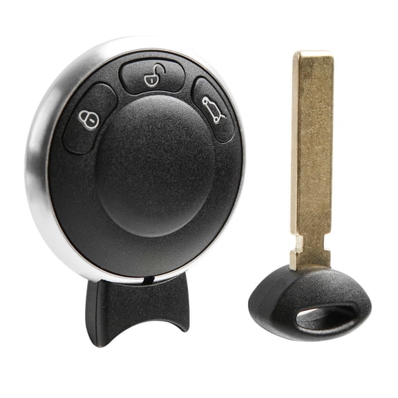Key Fob Replacement Keyless Entry Remote for 2006-2014 BMW Mini Cooper 3-Button Smart Key (IYZKEYR5602, 3456368-02)