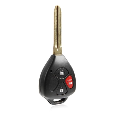 Key Fob Replacement Keyless Entry Remote for 2015-2019 Toyota Yaris 3-Button Remote Head Key (HYQ12BBY, 89070-52G50, H Chip)