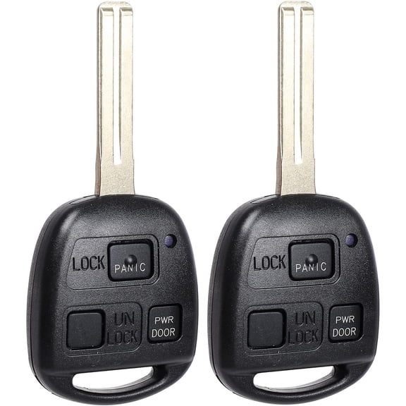 Key Fob Replacement for Lexus RX330 2004 2005 2006 | RX350 2007-2009 | RX400h 2006-2008 | 2010 RX450h - Keyless Entry Remote Control Car Ignition Blade Key Fobs (HYQ12BBT, Pack of 2)
