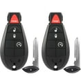 thumbnail image 1 of Key Fob Replacement for Ram 1500 2013-2021, Ram 2500 3500 4500 5500 2013 2014 2015 2016 2017 2018 Pickup Truck Keyless Entry Remote Control Start Car Keys, GQ4-53T, 433 MHz, 2-Pack, 1 of 9