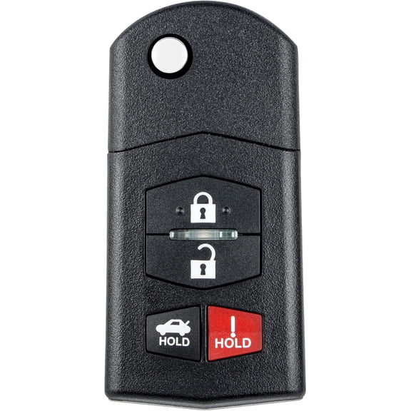 Easy to Use Key Fob Replacement for 2006-2015 MX-5 Miata/ 10-13 3/ 09-13 6 Car Keyless Entry Remote Control, BGBX1T478SKE125-01, 4 Buttons