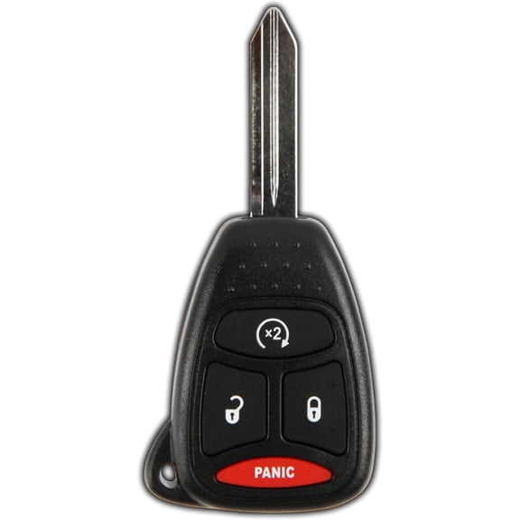 Key Fob Replacement for 2007 2008 2009 2010 2011 Chrysler Aspen Dakota Durango Ram Remote, 4-Button KOBDT04A, Programming Guide Included