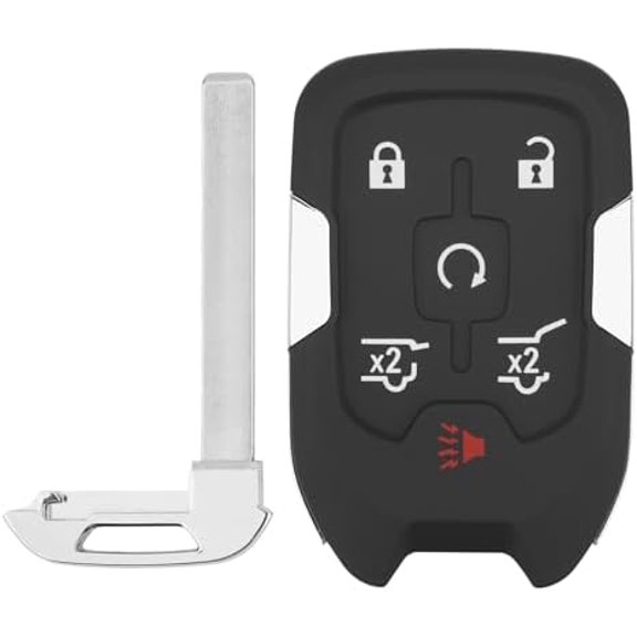 Key Fob Replacement for 2015-2020 Chevy Suburban Tahoe/ 15-20 GMC Yukon & Yukon XL Car Keyless Entry Remote Control,HYQ1AA,6 Buttons