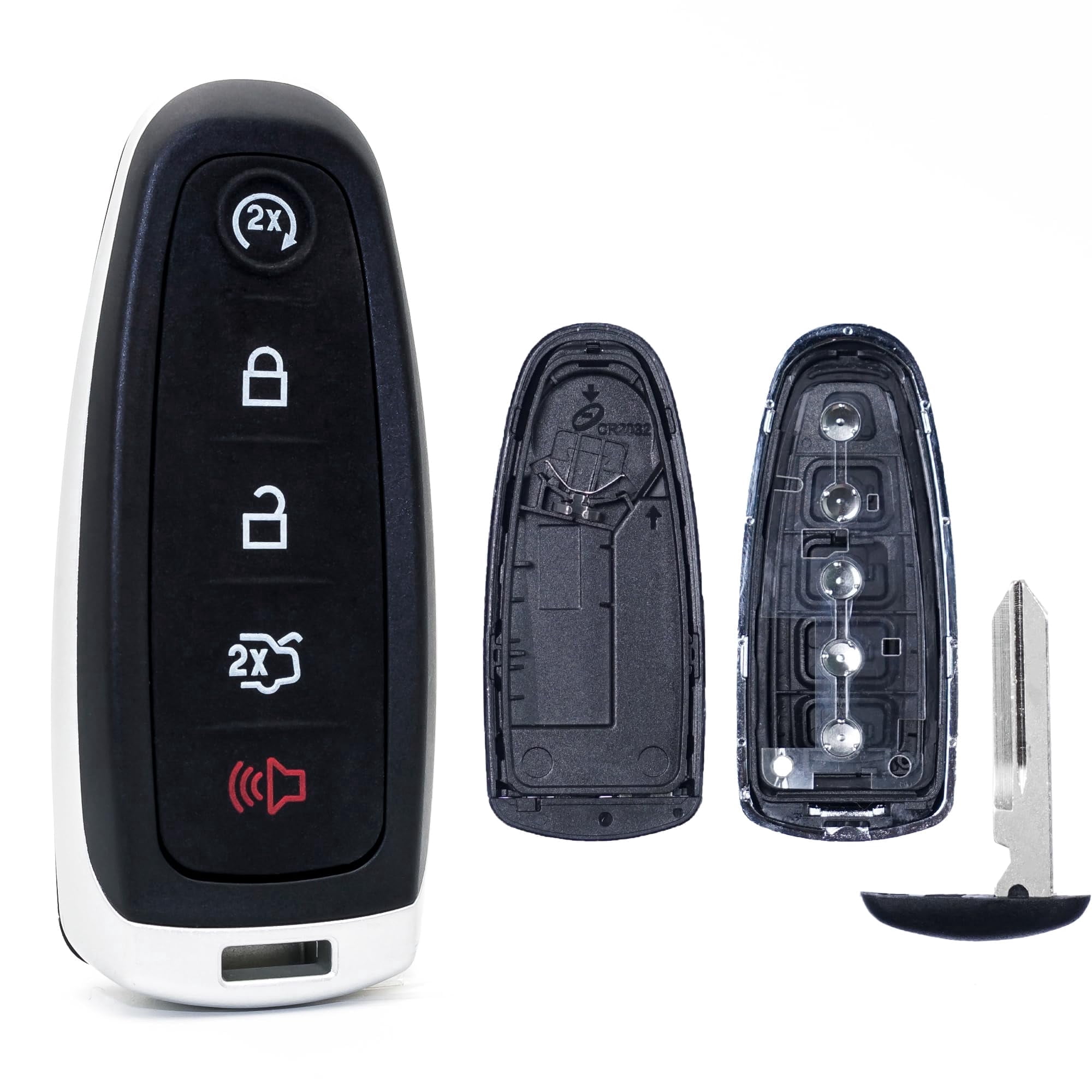 Key Fob Shell Case Replacement Fits for Ford Edge Explorer Focus Taurus ...