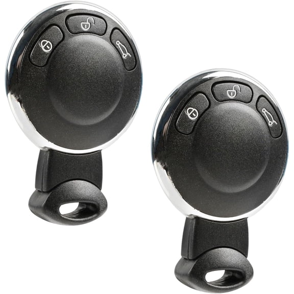 Key Fob fits 2007-2014 Mini Cooper/Mini Cooper Paceman Keyless Entry Remote (KR55WK49333), Set of 2