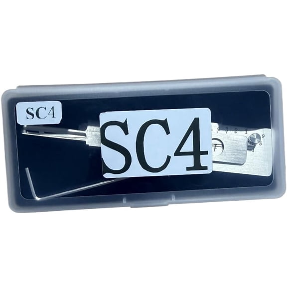 Key Gauge Tool SC4 Stainless Steel Precision Key Measurement Tool for DIY Home Car Security Car tool