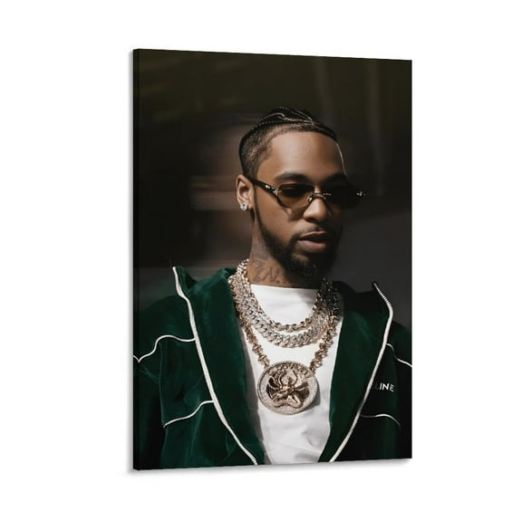 Key Glock Art Popular Rapper Poster Print Photo Art Painting Canvas Poster Home Decorative Bedroom Modern Decor Posters Gifts 12x18inch(30x45cm)