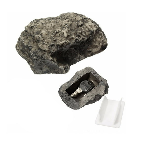 Key Hider Outside, Hide a Key Outside Fake Rock - Looks & Feels like Real Stone - Safe for Outdoor Garden or Yard,Fits in with Landscaping