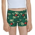 Easygdp Green Background With Ho Girls Hipster Cotton Underwear Little