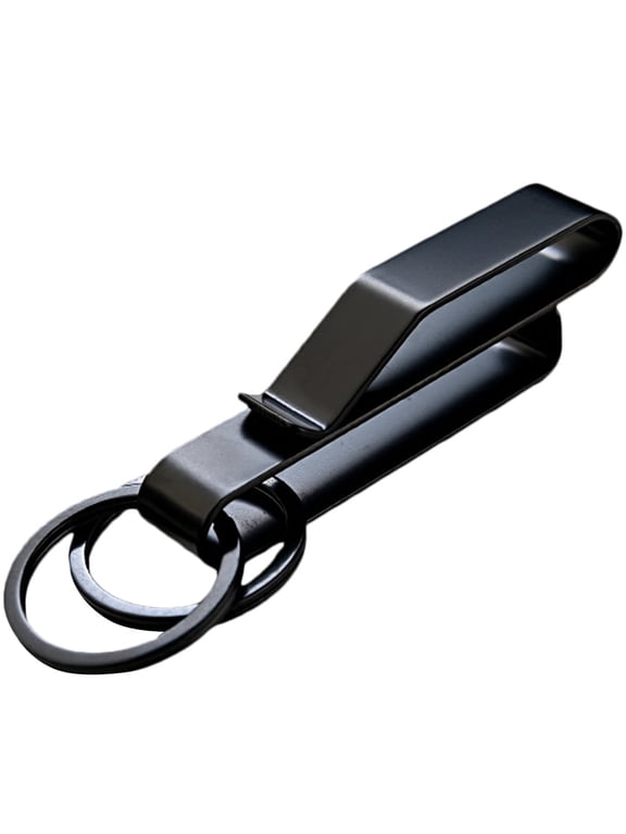 Key Holder For Belt Steel Belt Keychain Clip Quick Release Belt Loop Key Ring
