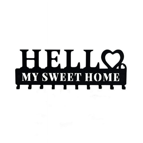 Key Holder Hook for Wall with 10 Hooks,Key Hooks Decor for Wall Key