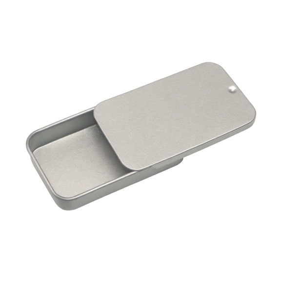Key Holder Organizer Silver Black Light Up Car Decor Wall Mount Hanger 1 Pc Storage Tin Box