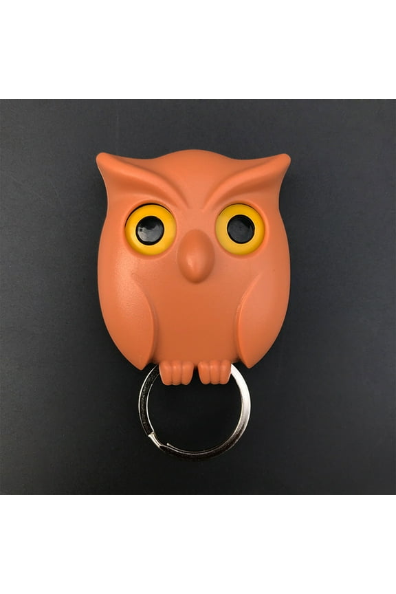 Key Holder, Owl Shape Magnetic Organizer Hook - Wall Mounted Keychain Hanger - Novelty Friendship Key Hanging Ring - For Home Decor Show