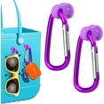thumbnail image 1 of Key Holder for Bogg Bag, Accessories for Bogg Bags Original X Large, Insert Charm Carabiner Keychain for Beach Bag, 1 of 9