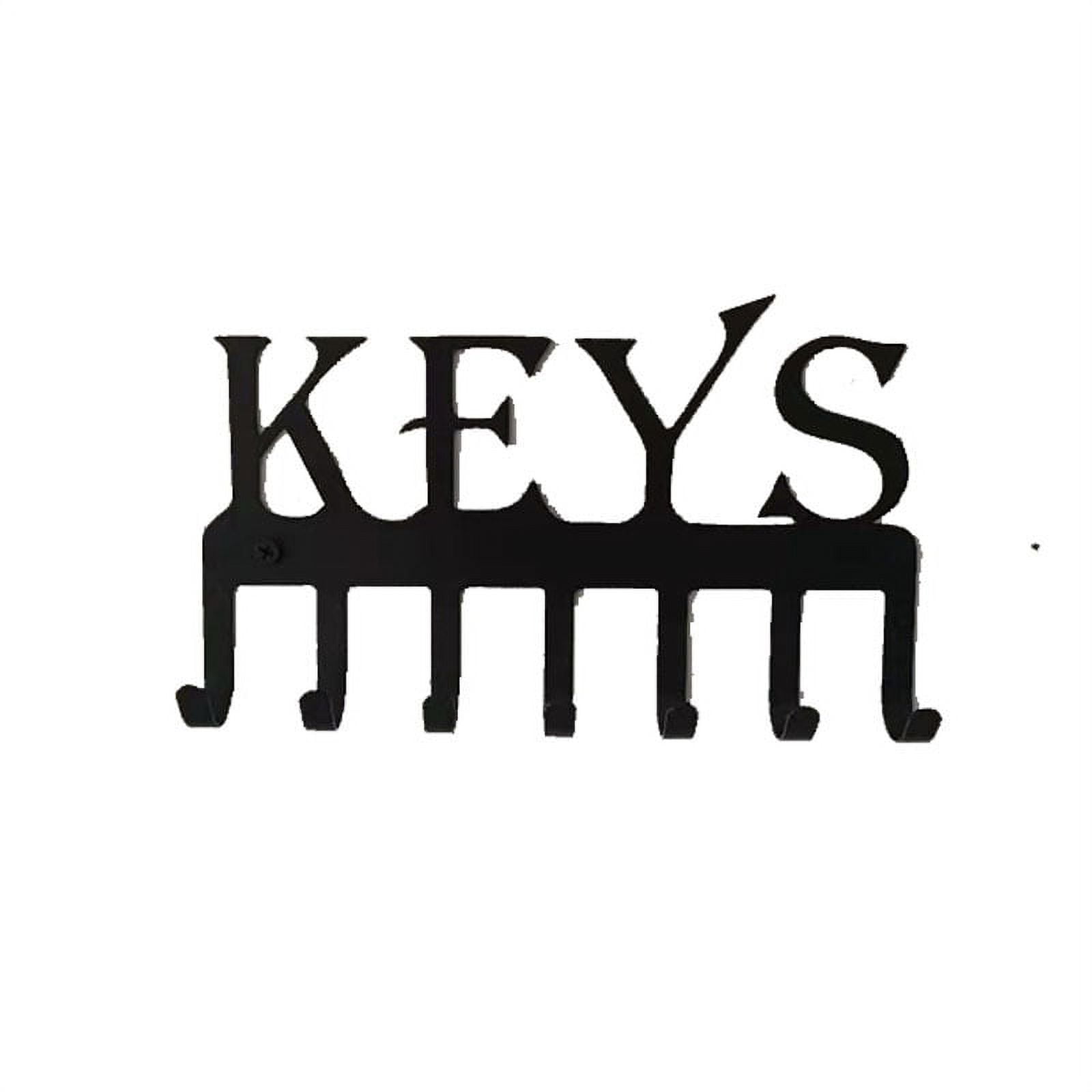 Key Holder for Wall Decorative Keys, Key Rack with 7 Hooks,Modern Key