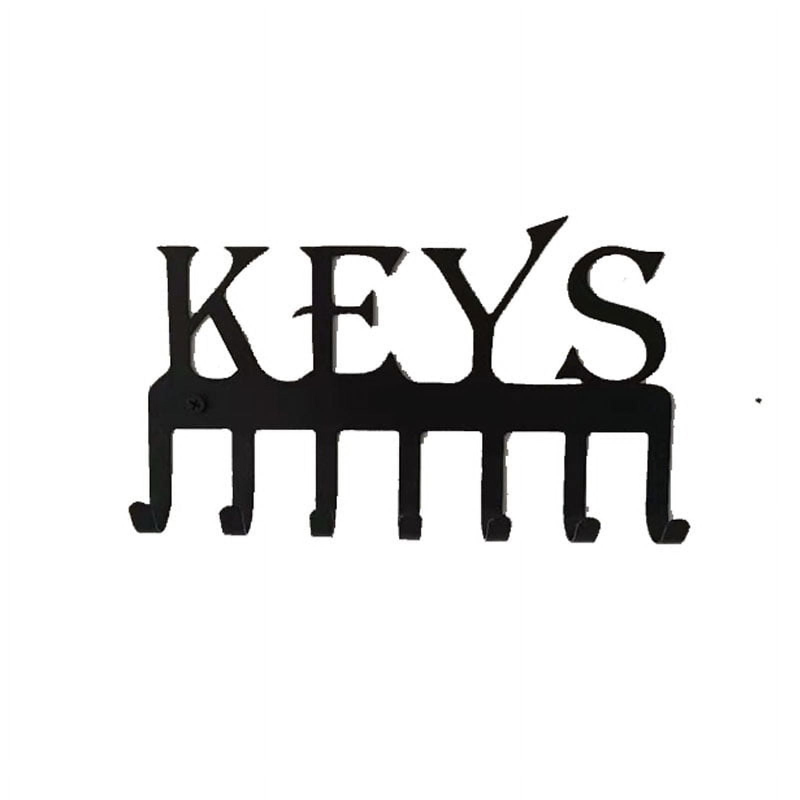 Key Holder for Wall Decorative Keys, Key Rack with 7 Hooks,Modern Key Hangers for Wall Decor