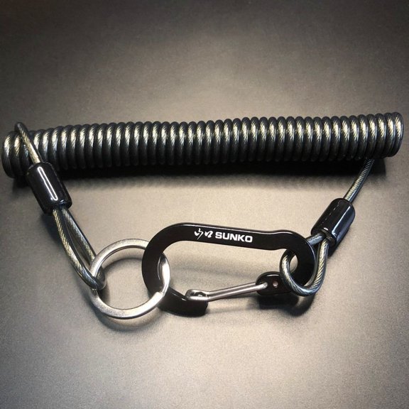Key Lanyard Fishing Missed Rope Key Koord Key Chain Elastic Coil Stretch Tether Fashion Wire Spring Twisted Lockable Rope