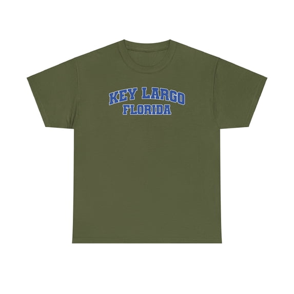 Key Largo Florida Shirt Gifts Tshirt Crew Neck Short Sleeve